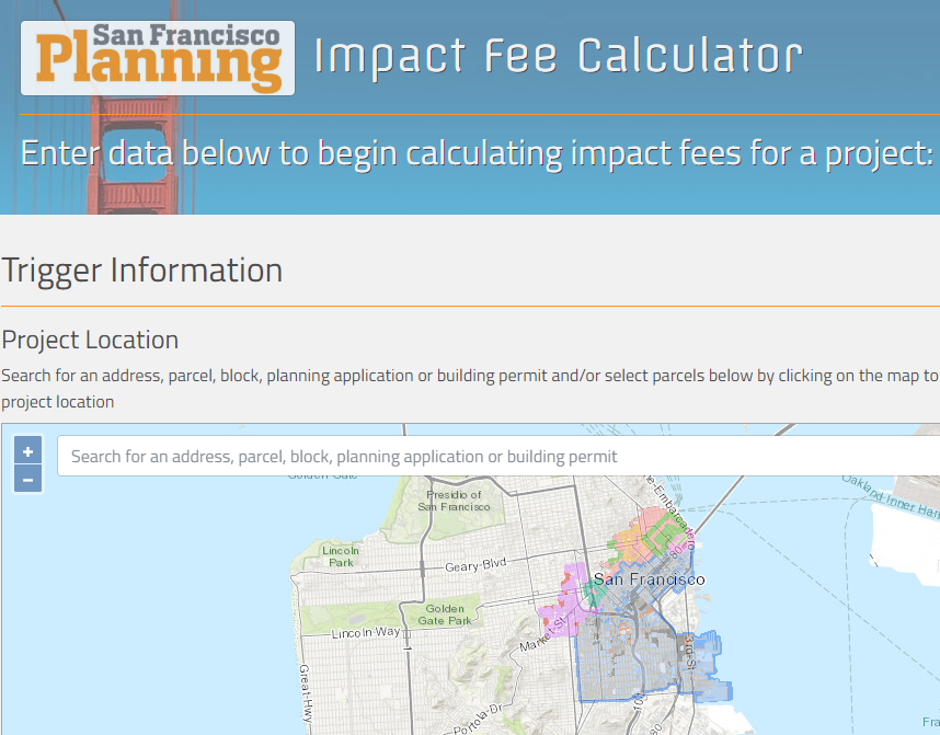 Development Impact Fee Calculator - only available to City Planning staff