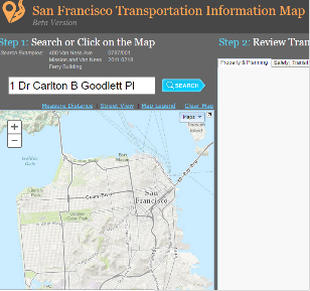 San Francisco Transportation Information Map